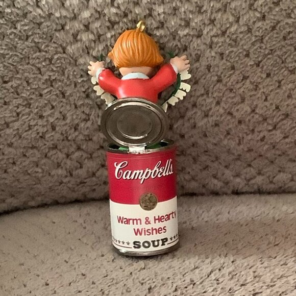 Disney Holiday Decorative Hand Towels, New, & Keepsake Campbells Soup Ornament - Picture 4 of 5